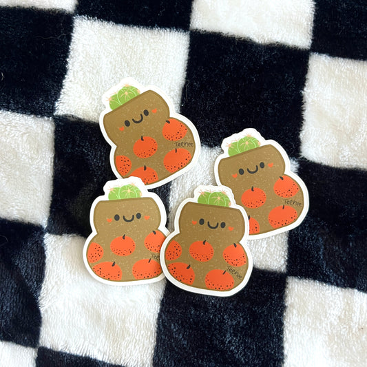 Orangey Little Forest Sticker