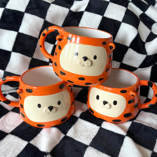 Cheetah mugs