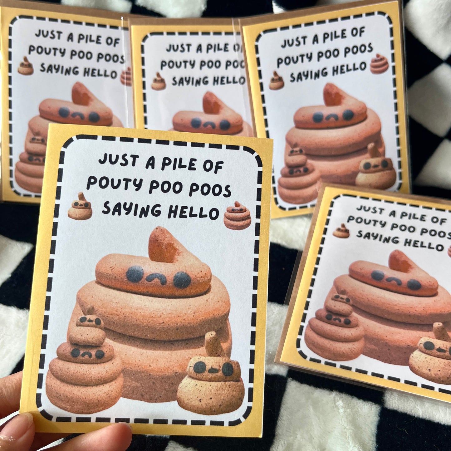 Pile of $hit Little Forest Greeting Cards