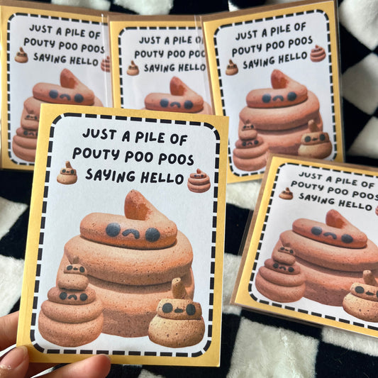 Pile of $hit Little Forest Greeting Cards