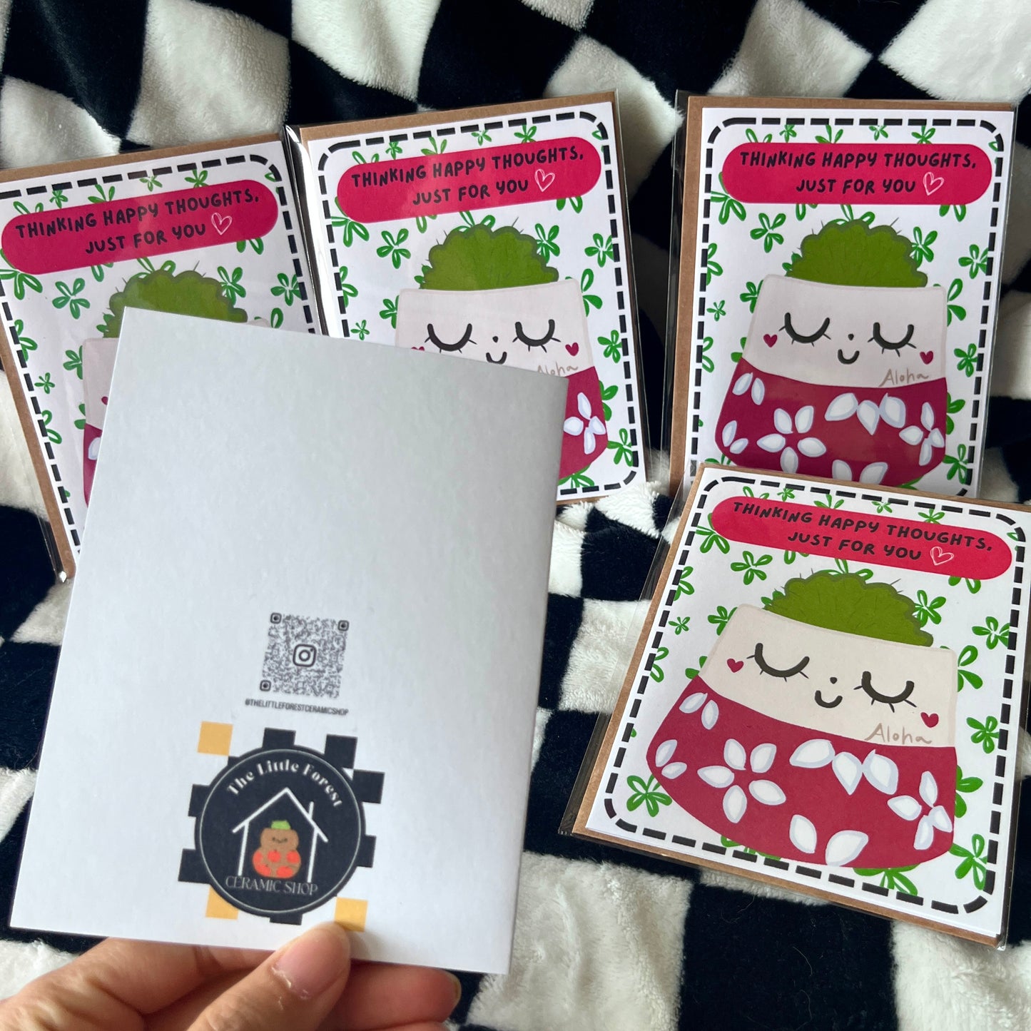 Happy Aloha Little Forest Greeting Cards
