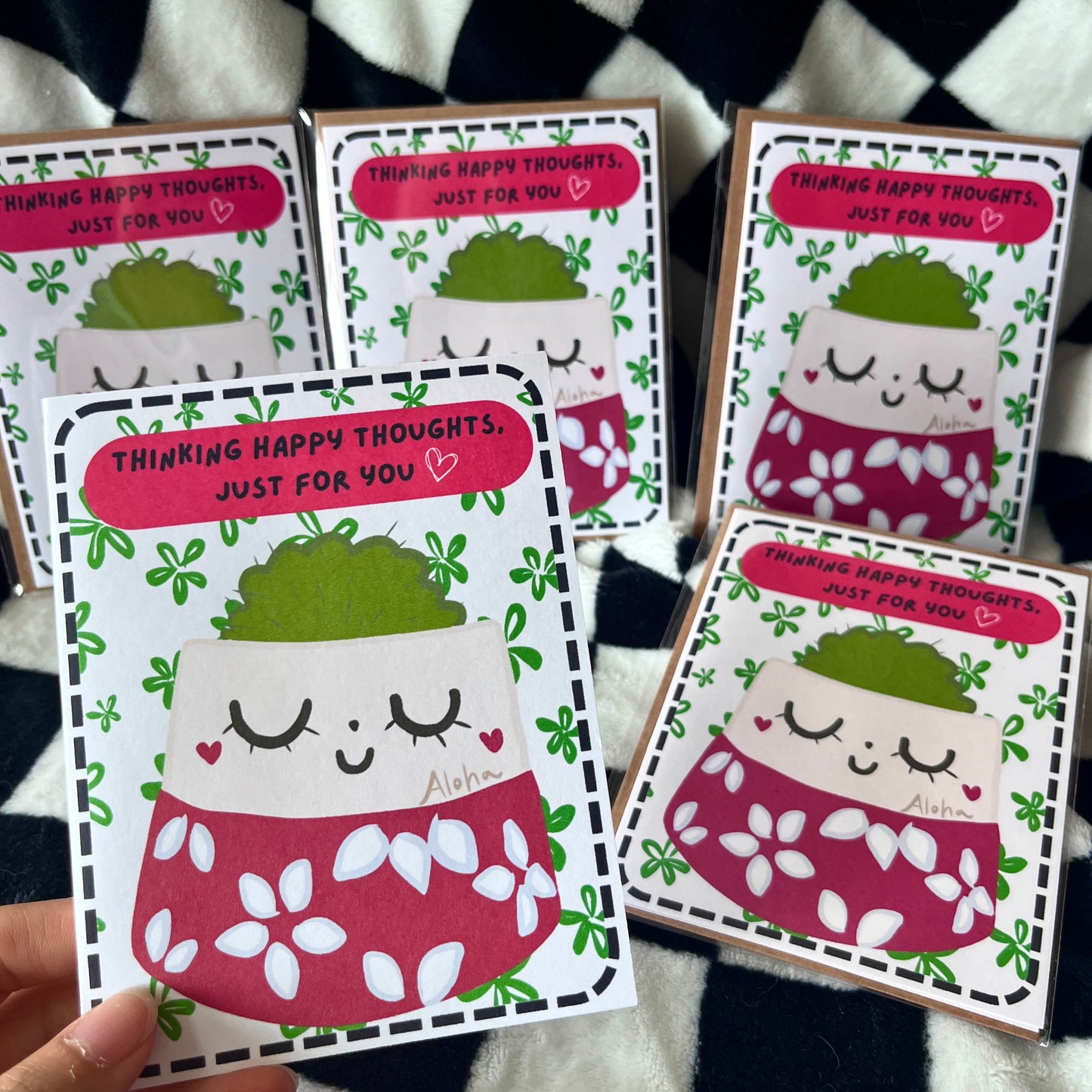 Happy Aloha Little Forest Greeting Cards
