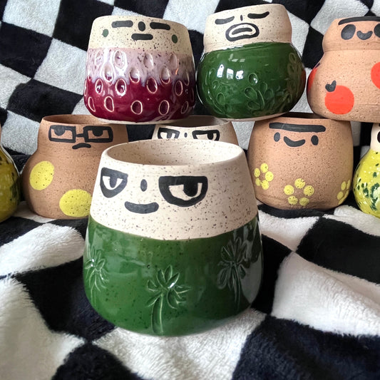 One-of-a-kind Little Forest Planters January Edition