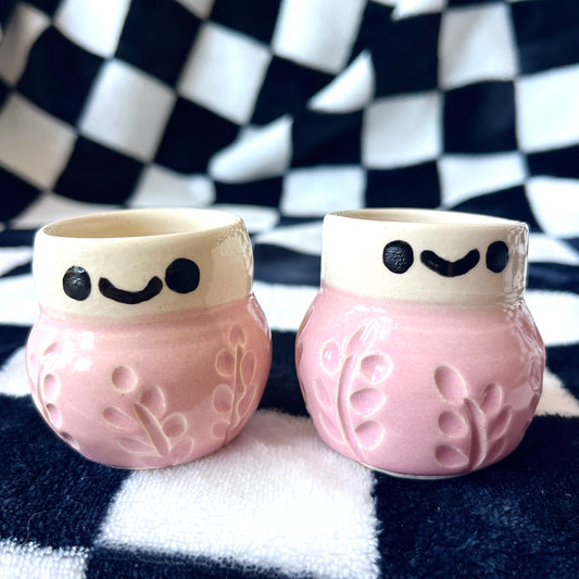 Pink Lady Espresso Cups