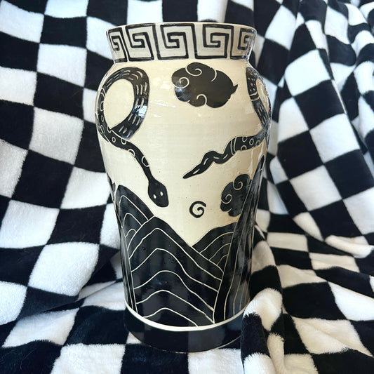 Ancient Snake vase