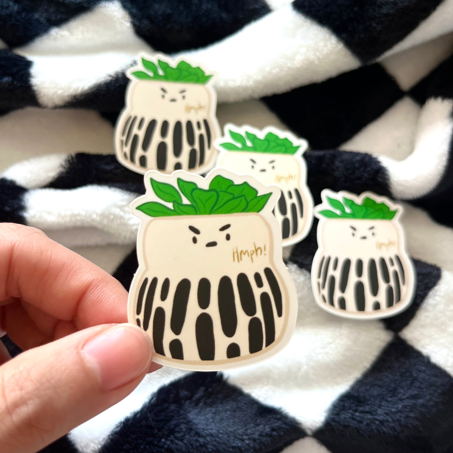 Pouty Little Forest Sticker