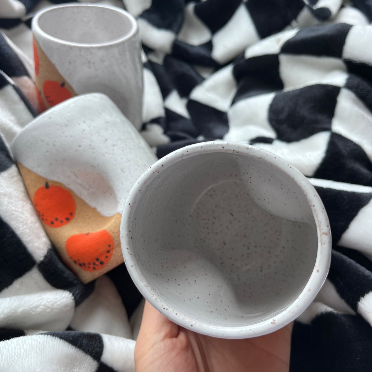 Orange Dimple Cup