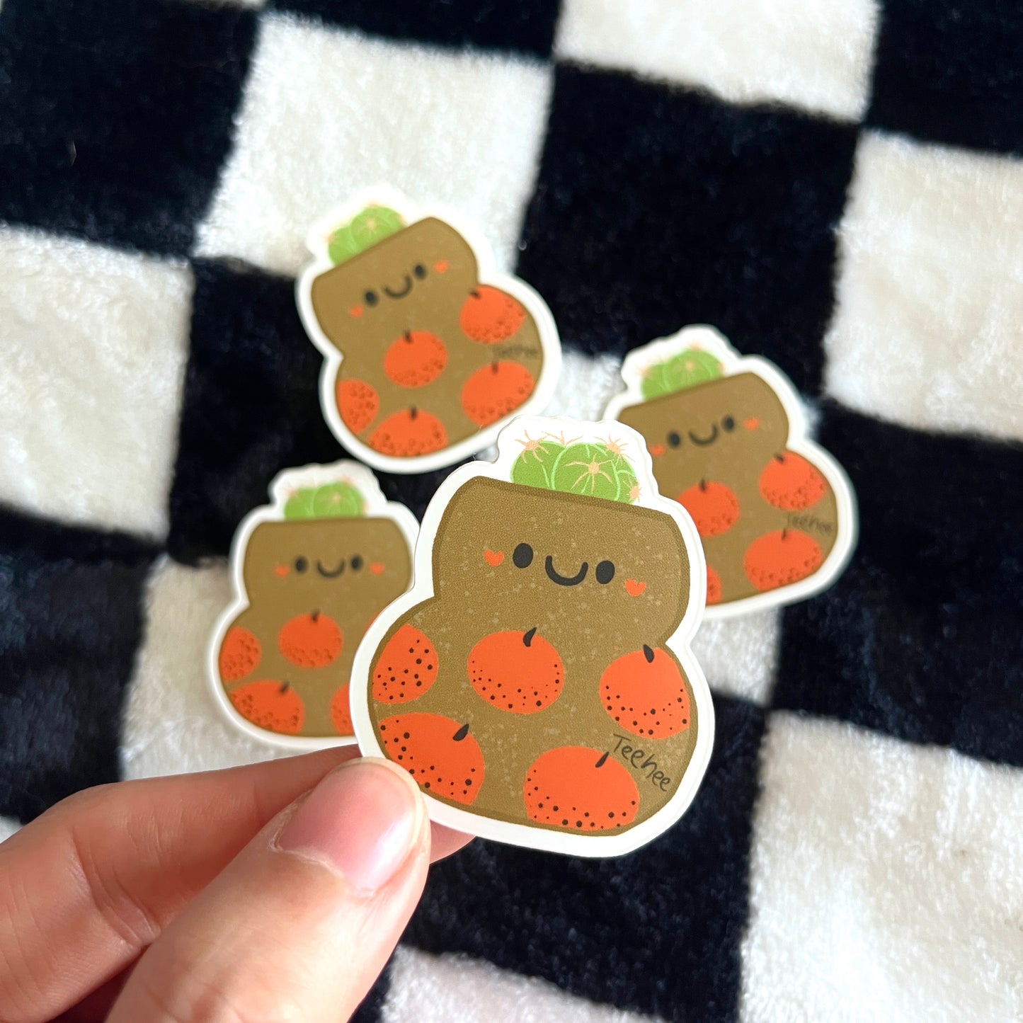 Orangey Little Forest Sticker