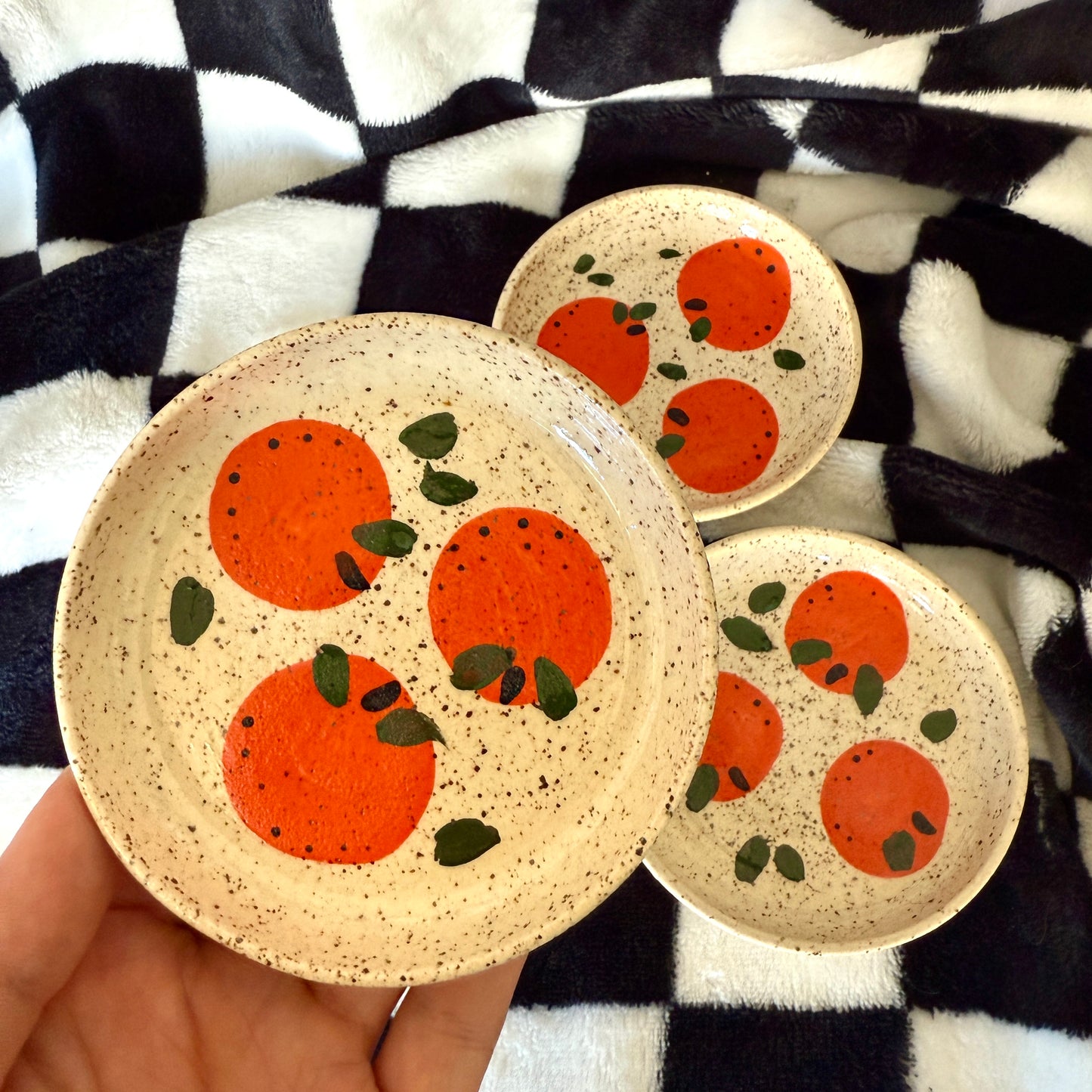 Orange mini plate