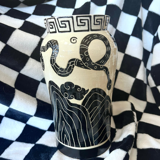 Ancient Snake vase