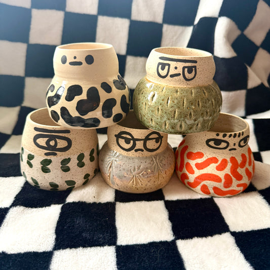 One-of-a-kind Little Forest Planters