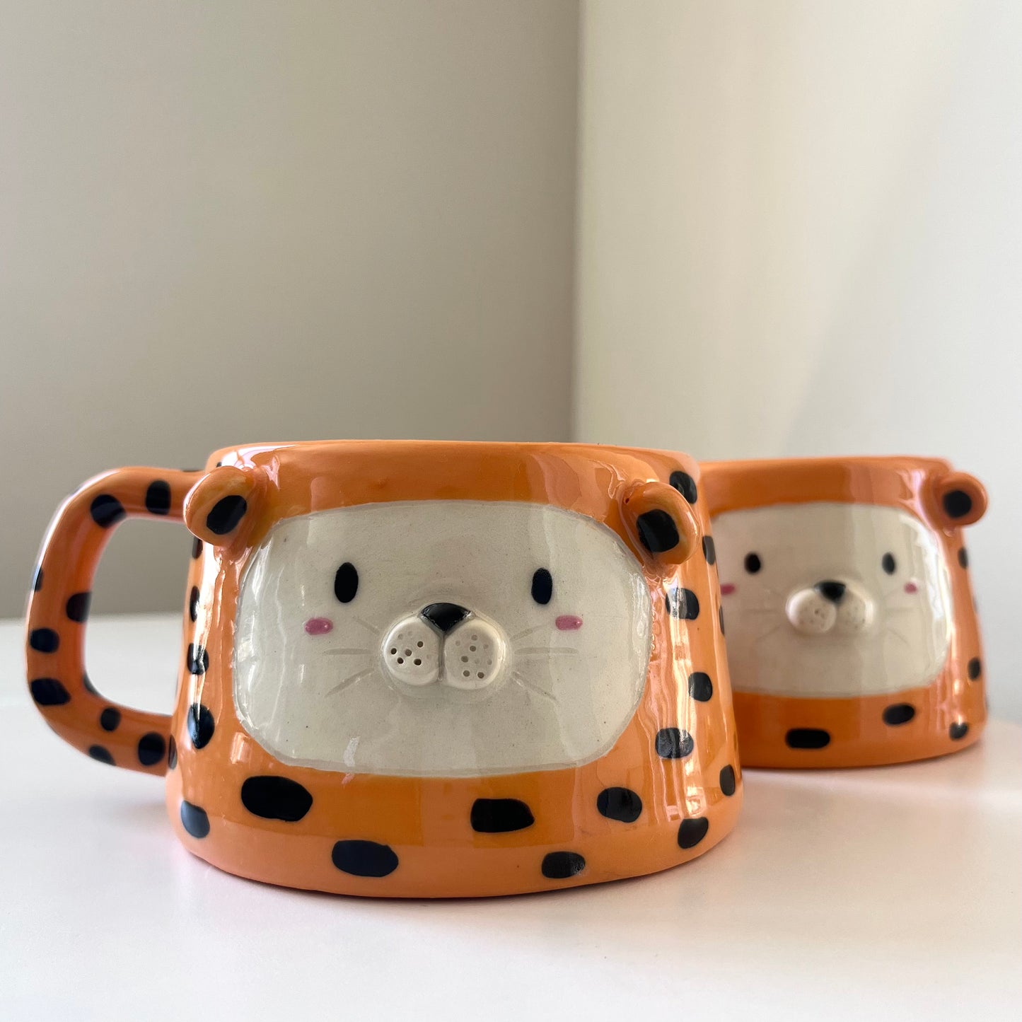 Cheetah mugs